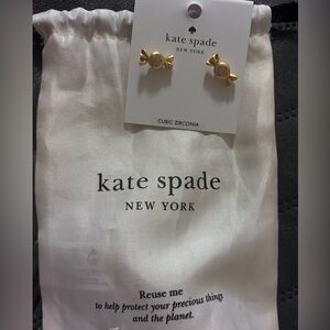 Kate Spade Gold Candy-Shaped Earrings